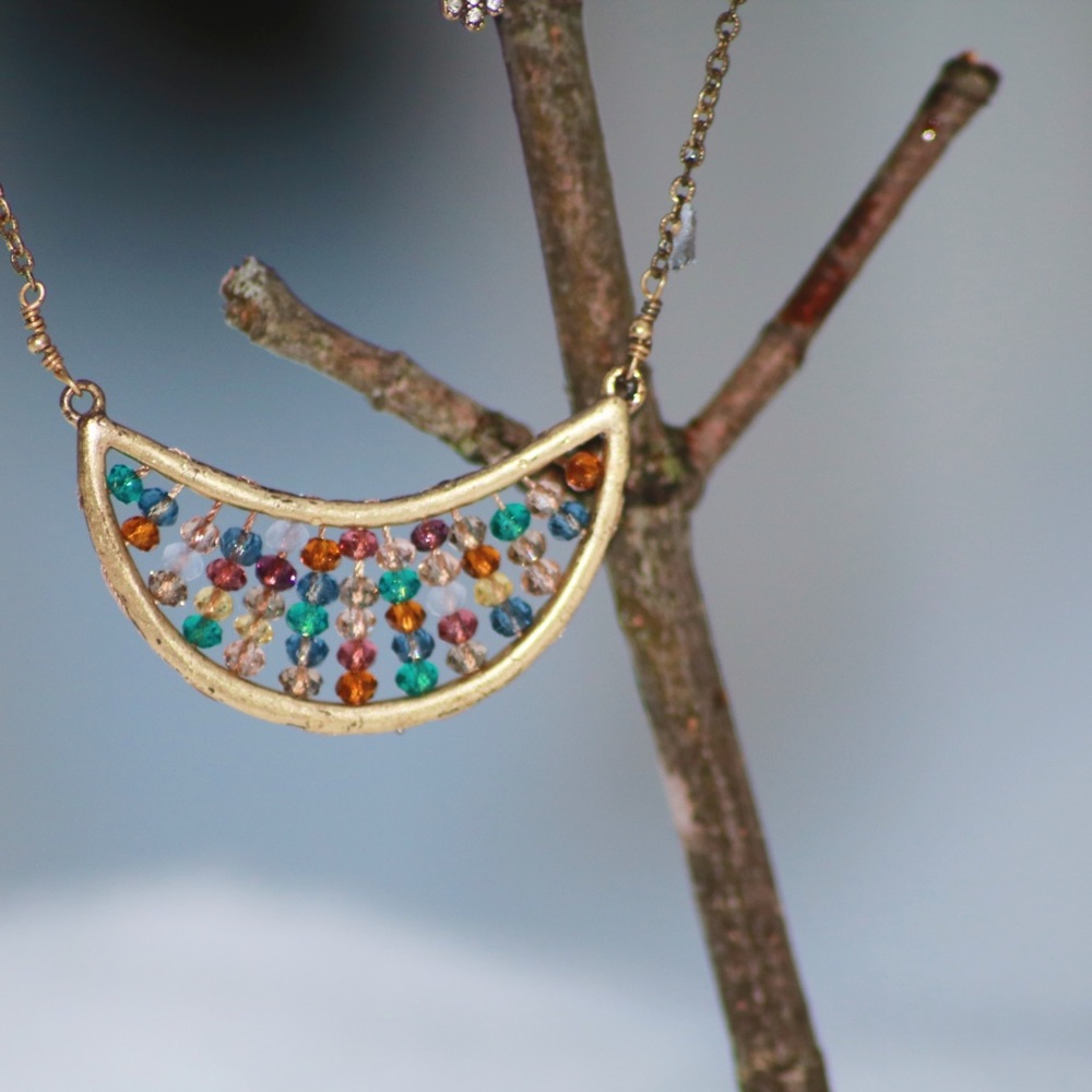 Layered boho necklace from Lucky Brand Jeans